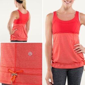 Lululemon Run: Ta Ta Topper Love Red size 6